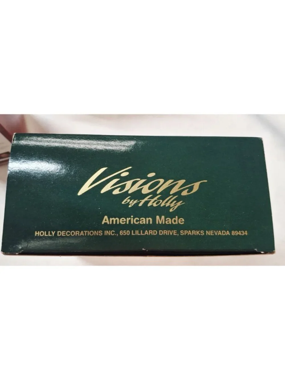Visions By Holly 1999 American Flag Christmas Ornaments 2.5